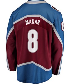 Cale Makar 8 Colorado Avalanche Stanley Cup 2023 Playoffs Patch Home Breakaway Men Jersey - Burgundy - Robokeg