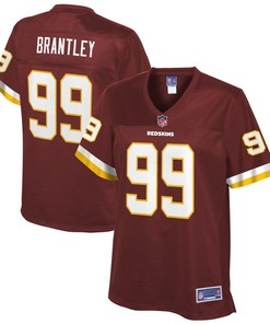 Caleb Brantley Washington Redskins Nfl Pro Line Womens Team Player Jersey - Burgundy - Robokeg