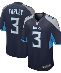 Caleb Farley Tennessee Titans Game Jersey - Navy Nfl - Robokeg