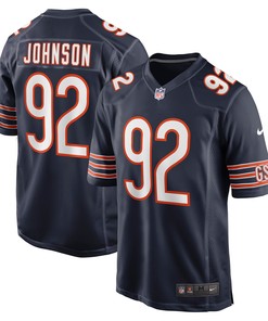 Caleb Johnson Chicago Bears Game Jersey - Navy Nfl - Robokeg
