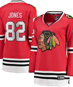 Caleb Jones Chicago Blackhawks Fanatics Branded Womens Breakaway Player Jersey - Red Nhl - Robokeg