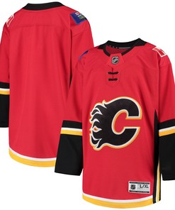Calgary Flames 2020/21 Alternate Premier Jersey - Red Nhl - Robokeg