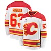 Calgary Flames Adam Ruzicka 63 Away 2022 Stanley Cup Playoffs Breakaway Men Jersey - White - Robokeg