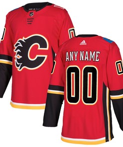 Calgary Flames Adidas Authentic Custom Jersey - Red Custom Jerseys Nhl - Robokeg