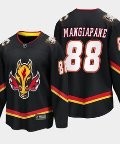 Calgary Flames Andrew Mangiapane 88 Alternate Black Jersey Breakaway Player - Robokeg
