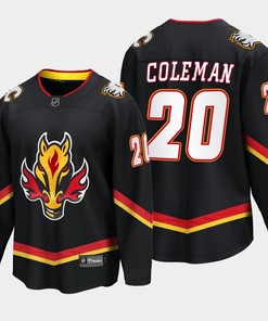 Calgary Flames Blake Coleman 20 Alternate Black Jersey Breakaway Player - Robokeg