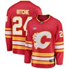 Calgary Flames Brett Ritchie 24 Home 2022 Stanley Cup Playoffs Breakaway Men Jersey - Red - Robokeg