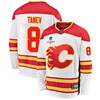 Calgary Flames Christopher Tanev 8 Away 2022 Stanley Cup Champions Breakaway Men Jersey - White - Robokeg