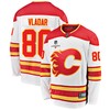 Calgary Flames Dan Vladar 80 Away 2022 Stanley Cup Champions Breakaway Men Jersey - White - Robokeg