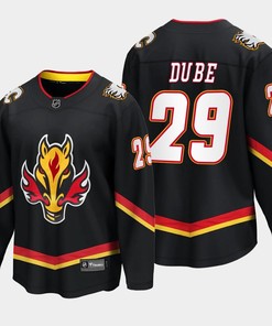 Calgary Flames Dillon Dube 29 Alternate Black Jersey Breakaway Player - Robokeg