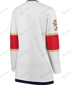 Calgary Flames Dillon Dube 29 Away 2022 Stanley Cup Playoffs Breakaway Men Jersey - White - Robokeg