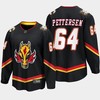Calgary Flames Emilio Pettersen 64 Alternate Black Jersey Breakaway Player - Robokeg