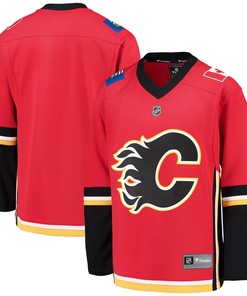 Calgary Flames Fanatics Branded Alternate Replica Blank Jersey - Red/black Nhl - Robokeg
