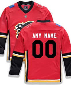 Calgary Flames Fanatics Branded Alternate Replica Custom Jersey - Red/black Custom Jerseys Nhl - Robokeg