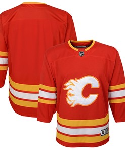 Calgary Flames Home Premier Jersey - Red Nhl - Robokeg