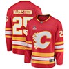 Calgary Flames Jacob Markstrom 25 Home 2022 Stanley Cup Playoffs Breakaway Men Jersey - Red - Robokeg