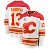 Calgary Flames Johnny Gaudreau 13 Away 2022 Stanley Cup Playoffs Breakaway Men Jersey - White - Robokeg