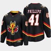 Calgary Flames Matthew Phillips 41 Alternate Black Jersey Breakaway Player - Robokeg