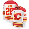 Calgary Flames Michael Stone 26 Away 2022 Stanley Cup Final Breakaway Men Jersey - White - Robokeg