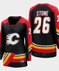 Calgary Flames Michael Stone 26 Black Special Edition 2.0 Breakaway Player 2022 Jersey Women - Robokeg