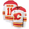 Calgary Flames Mikael Backlund 11 Away 2022 Stanley Cup Playoffs Breakaway Men Jersey - White - Robokeg