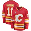 Calgary Flames Mikael Backlund 11 Home 2022 Stanley Cup Playoffs Breakaway Men Jersey - Red - Robokeg