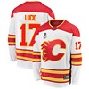 Calgary Flames Milan Lucic 17 Away 2022 Stanley Cup Final Breakaway Men Jersey - White - Robokeg