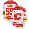 Calgary Flames Noah Hanifin 55 Away 2022 Stanley Cup Final Breakaway Men Jersey - White - Robokeg