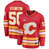 Calgary Flames Oliver Kylington 58 Home 2022 Stanley Cup Playoffs Breakaway Men Jersey - Red - Robokeg