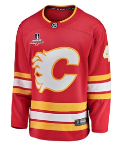 Calgary Flames Rasmus Andersson 4 Home 2022 Stanley Cup Champions Breakaway Men Jersey - Red - Robokeg
