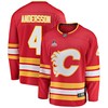 Calgary Flames Rasmus Andersson 4 Home 2022 Stanley Cup Playoffs Breakaway Men Jersey - Red - Robokeg