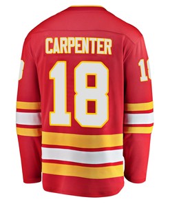 Calgary Flames Ryan Carpenter 18 Home 2022 Stanley Cup Playoffs Breakaway Men Jersey - Red - Robokeg