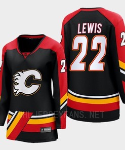 Calgary Flames Trevor Lewis 22 Black Special Edition 2.0 Breakaway Player 2022 Jersey Women - Robokeg