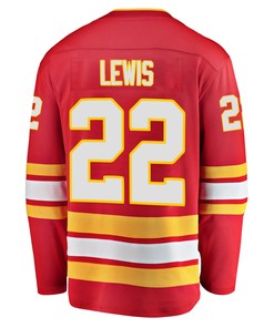 Calgary Flames Trevor Lewis 22 Home 2022 Stanley Cup Playoffs Breakaway Men Jersey - Red - Robokeg