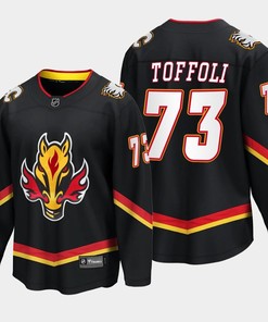 Calgary Flames Tyler Toffoli 73 Alternate Black Jersey Breakaway Player - Robokeg