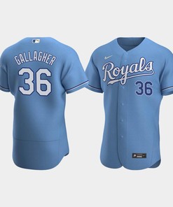 Cam Gallagher 36 Kansas City Royals Light Blue Alternate Jersey - Robokeg