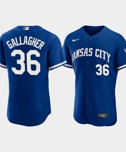 Cam Gallagher 36 Kansas City Royals Men's 2022-23 Alternate Jersey - Royal Jersey - Robokeg