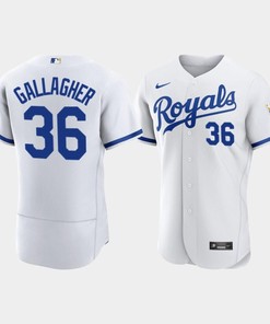 Cam Gallagher 36 Kansas City Royals Men's 2022-23 Home Jersey - White Jersey - Robokeg