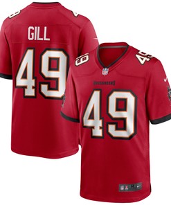 Cam Gill Tampa Bay Buccaneers Game Jersey - Red Nfl - Robokeg