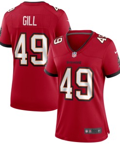 Cam Gill Tampa Bay Buccaneers Womens Game Jersey - Red Nfl - Robokeg