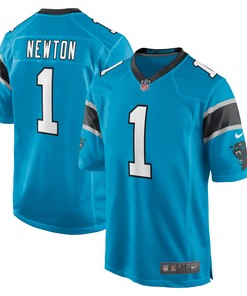 Cam Newton Carolina Panthers Alternate Player Game Jersey Blue Nfl - Robokeg