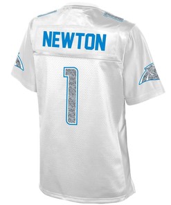Cam Newton Carolina Panthers Nfl Pro Line Womens White Out Fashion Jersey - White - Robokeg