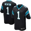 Cam Newton Carolina Panthers Nike Youth Team Color Game Jersey - Black - Robokeg