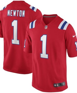 Cam Newton New England Patriots Nike Alternate Game Jersey - Red - Robokeg