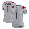 Cam Newton New England Patriots Womens Inverted Legend Jersey - Gray Nfl - Robokeg