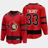 Cam Talbot 33 Ottawa Senators 2022 Special Edition Reverse Retro Red Jersey - Robokeg
