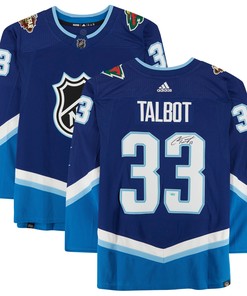 Cam Talbot Minnesota Wild Autographed 2022 Nhl All-star Game Jersey - Blue - Robokeg