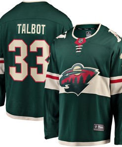 Cam Talbot Minnesota Wild Fanatics Branded Breakaway Player Jersey - Green Nhl - Robokeg