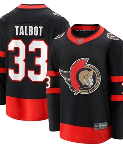 Cam Talbot Ottawa Senators Fanatics Branded Home Breakaway Player Jersey - Black Nhl - Robokeg