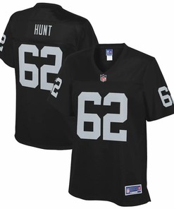 Cameron Hunt Las Vegas Raiders Nfl Pro Line Womens Player Jersey - Black - Robokeg